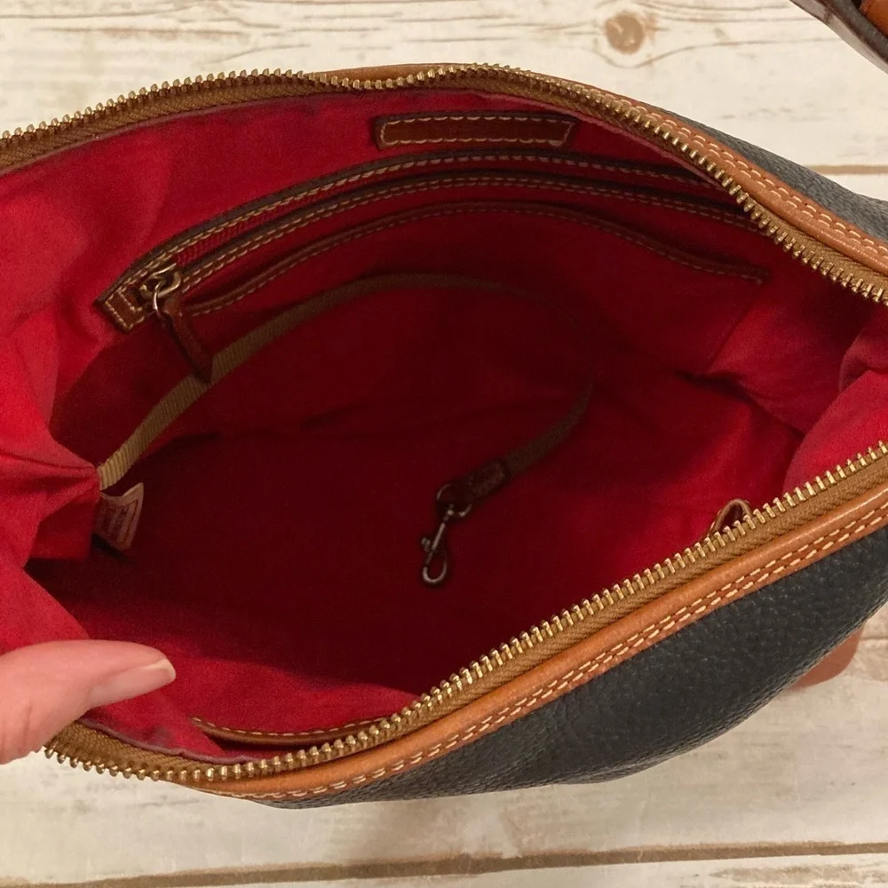 Dooney & Bourke Pebble Grain Hobo Black